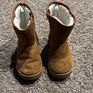 Brown Suede Ankle Boots